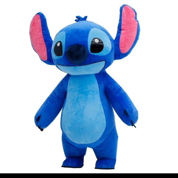 Inflatable Costume Stitch Plush Mascot Halloween Cosplay Funny Party Outfit - Picture 3 of 6